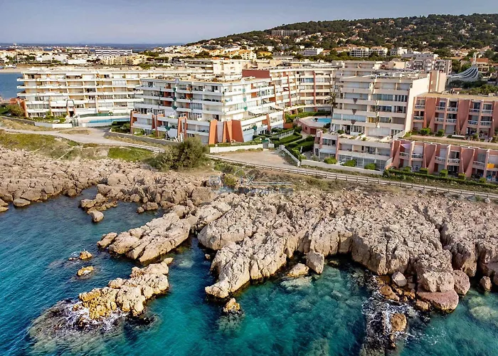 2 Pieces Climatise A Sete Avec Terrasse Vue Mer - Fr-1-472A-194 塞特港